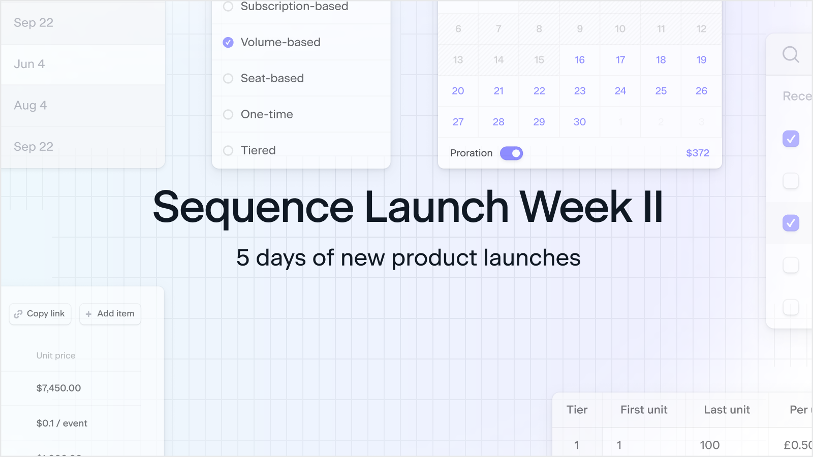 Sequence Launch Week II: Recap