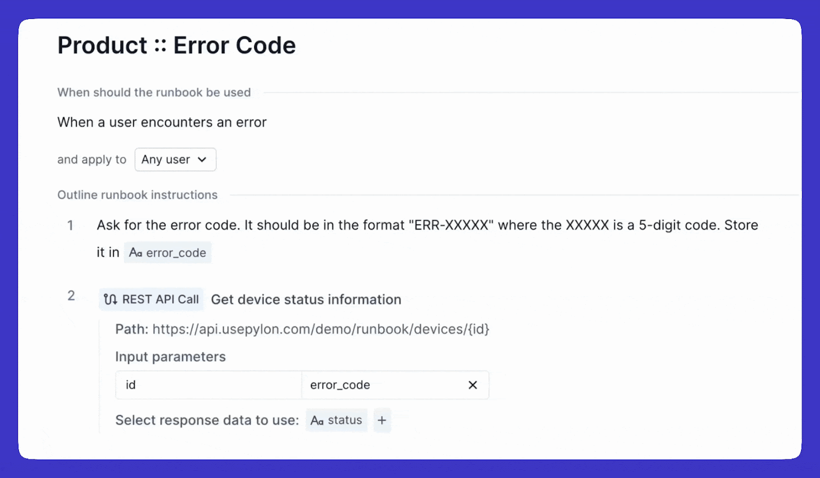 AI Agents can also follow Runbooks