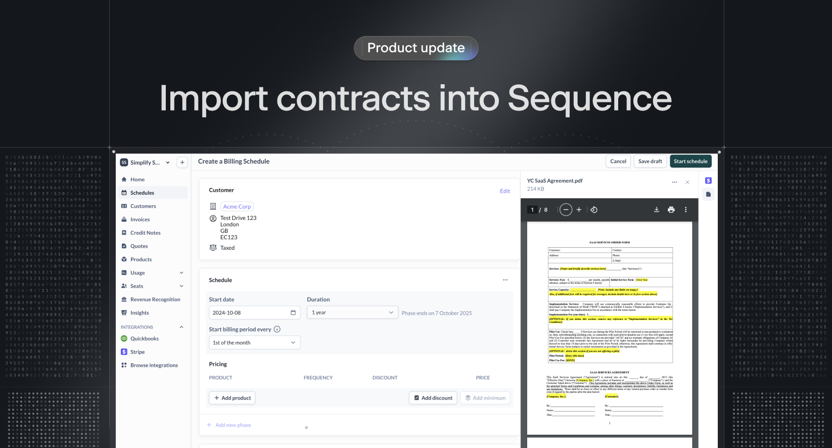 Import contracts into Sequence