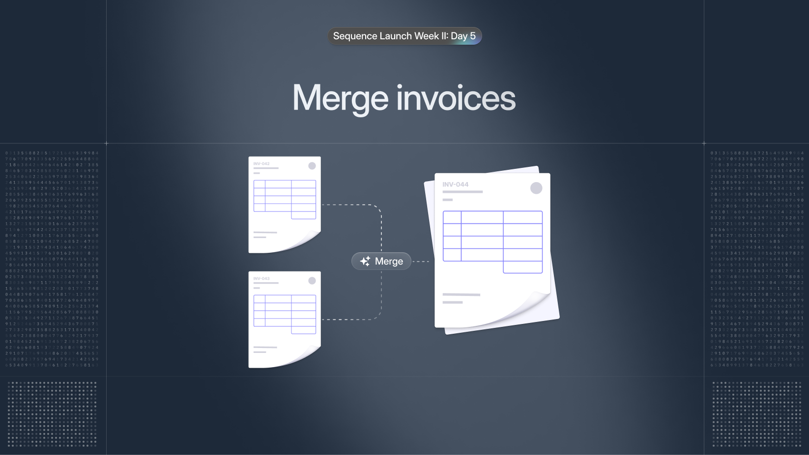 Merge invoices