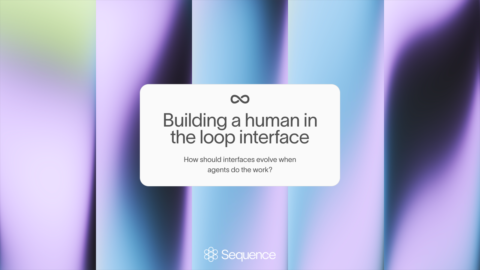 Building a human in the loop interface