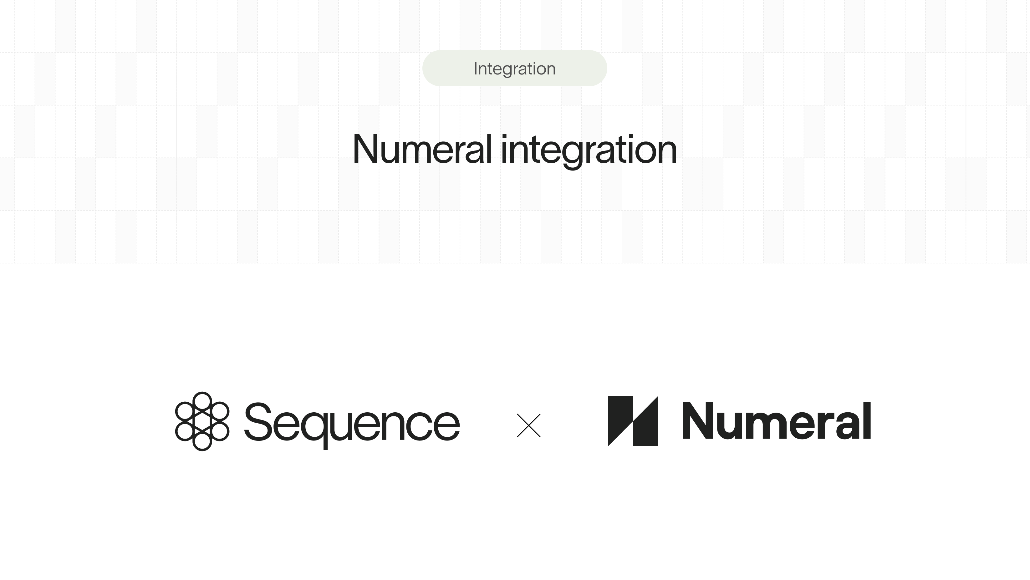 Numeral integration