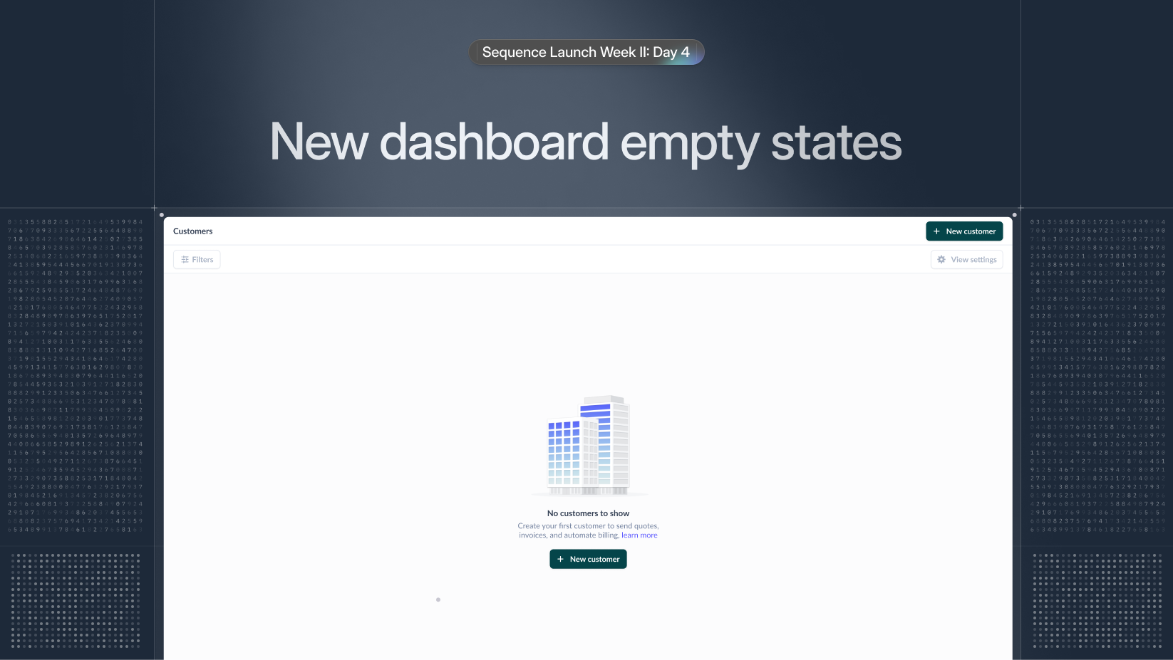 Updated dashboard empty states