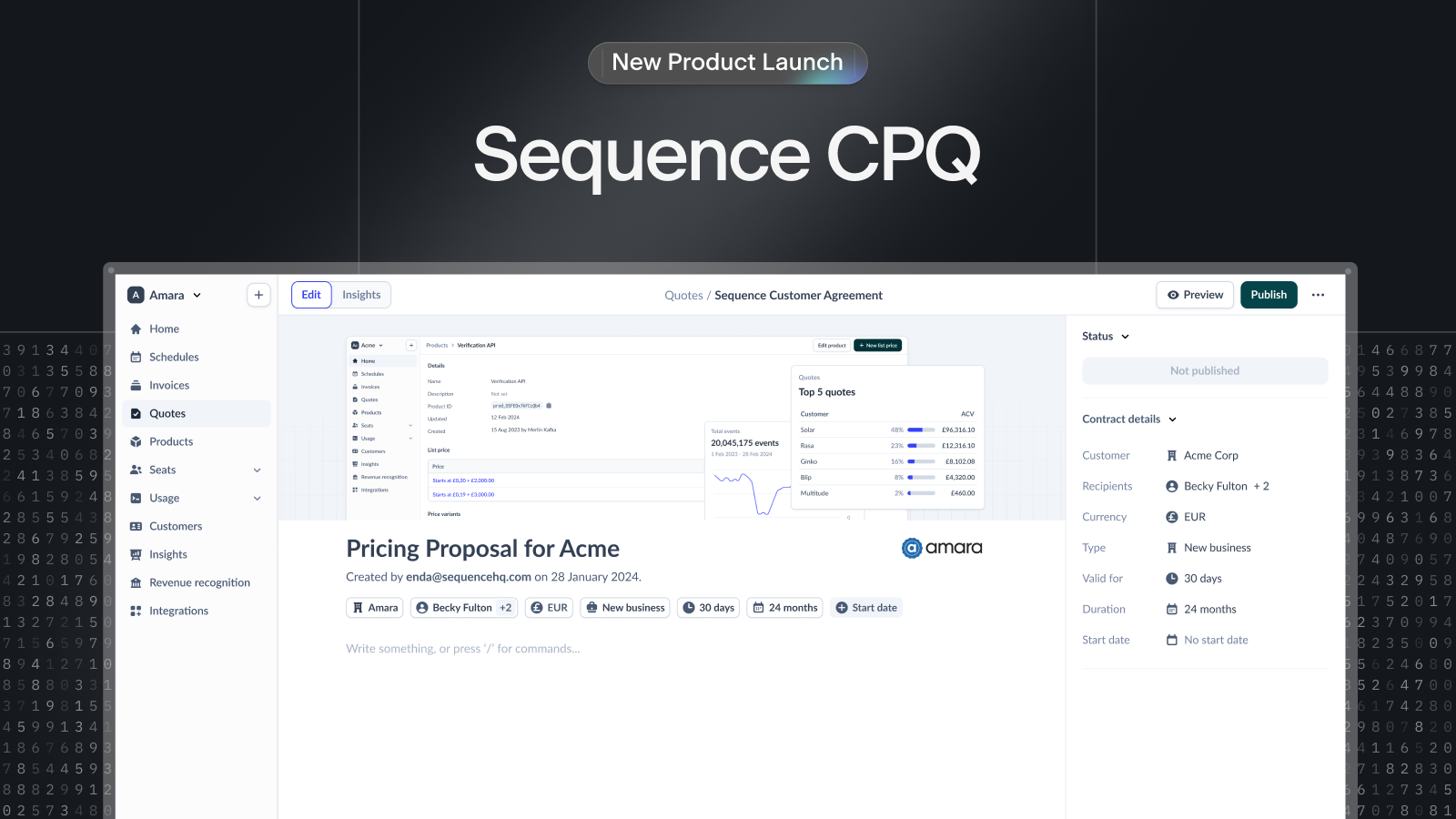 Sequence Launches Next-gen CPQ Tool for Tech Startups