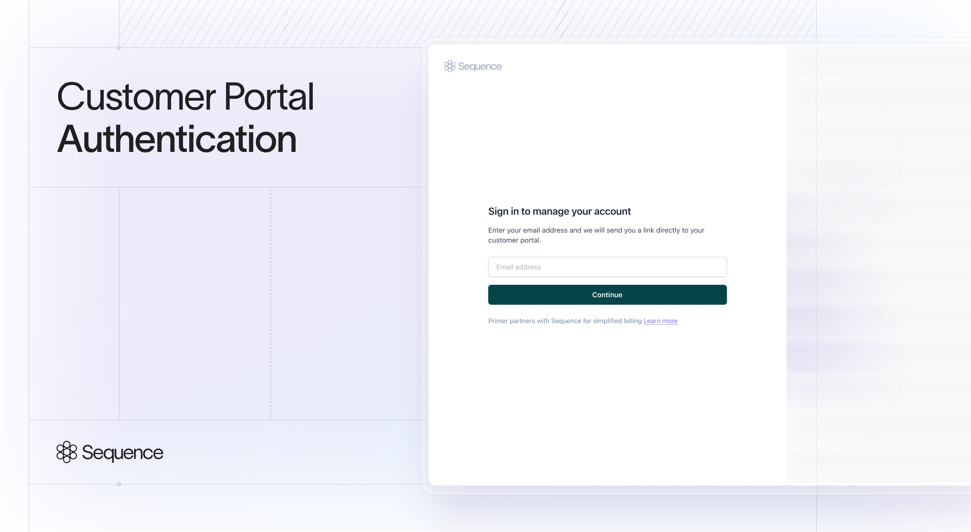 Customer portal authentication