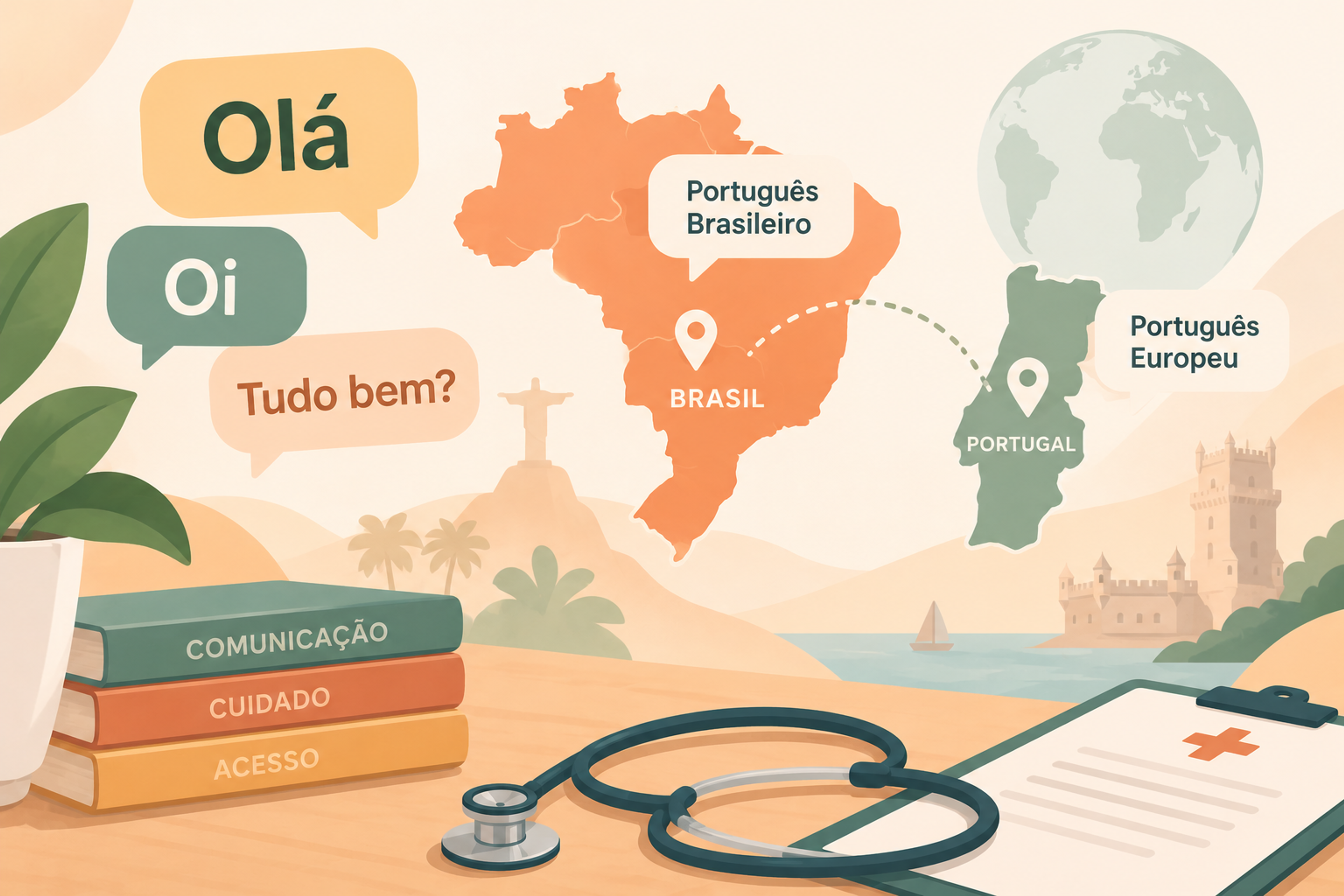 Care team confirming a patient's preferred Portuguese variety