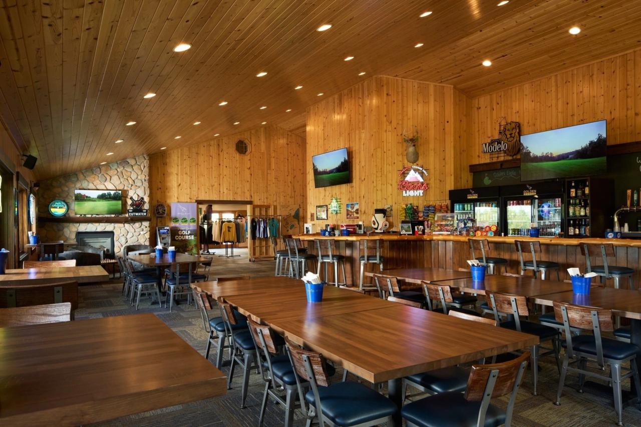 Clubhouse dining tables