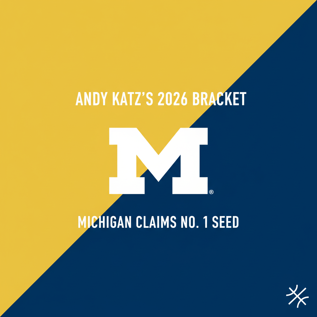 Andy Katz's Latest 2026 March Madness Bracket: Michigan Claims No. 1 Seed