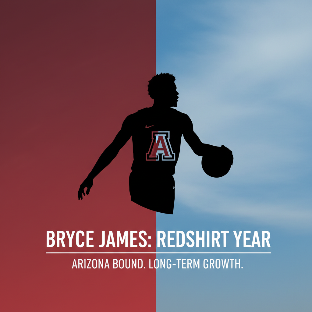 Bryce James Announces Redshirt Freshman Year at Arizona