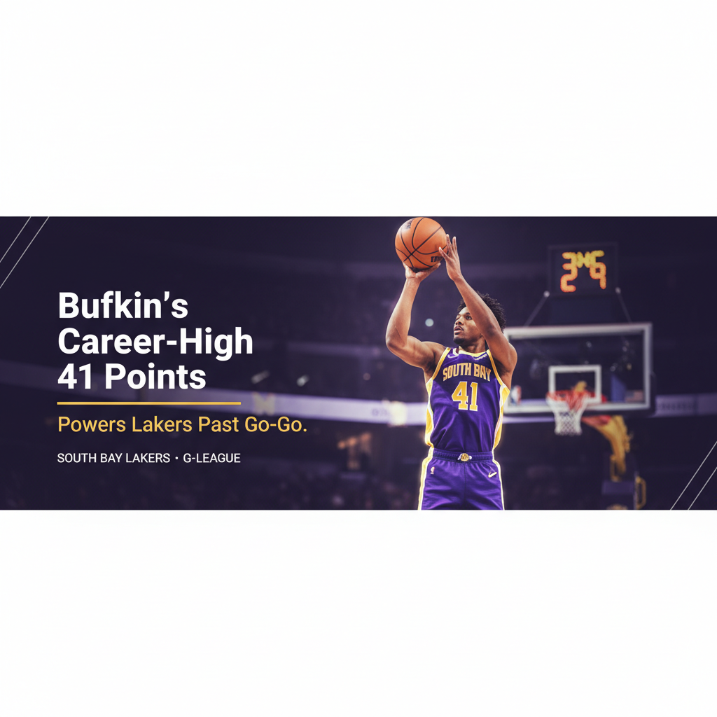 Bufkin's Career-High 41 Points Powers Lakers Past Go-Go