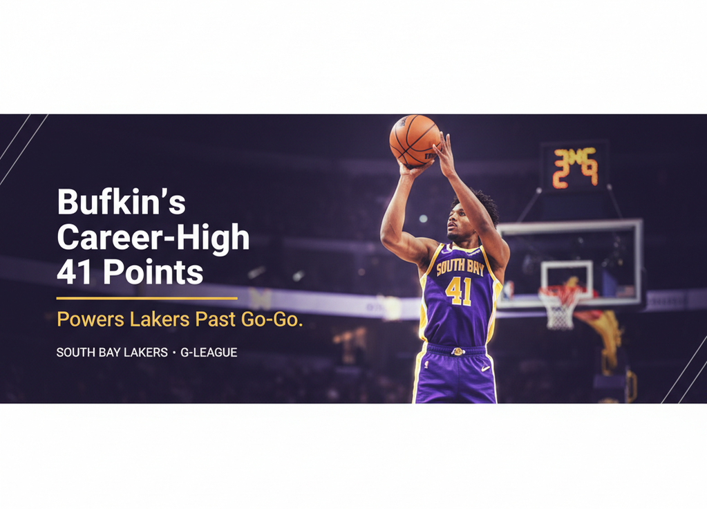 Bufkin's Career-High 41 Points Powers Lakers Past Go-Go