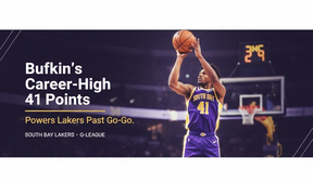 Bufkin's Career-High 41 Points Powers Lakers Past Go-Go