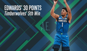 Edwards' 30 Points Rally Timberwolves to 5th Win in Six Games
