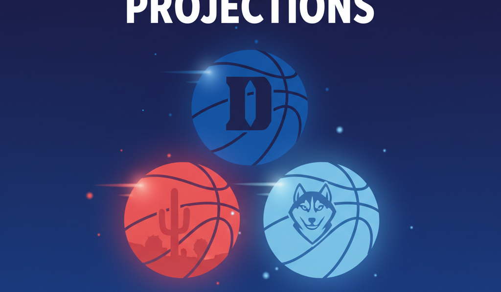 Arizona, Duke, UConn Headline Early March Madness Projections