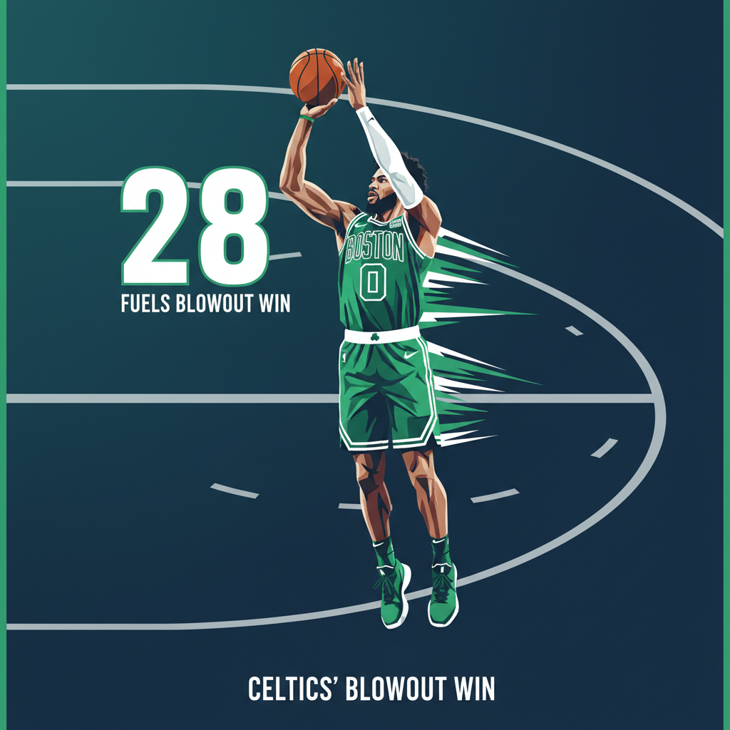 Derrick White's 28 Points Lead Celtics to Blowout Win Over Rockets
