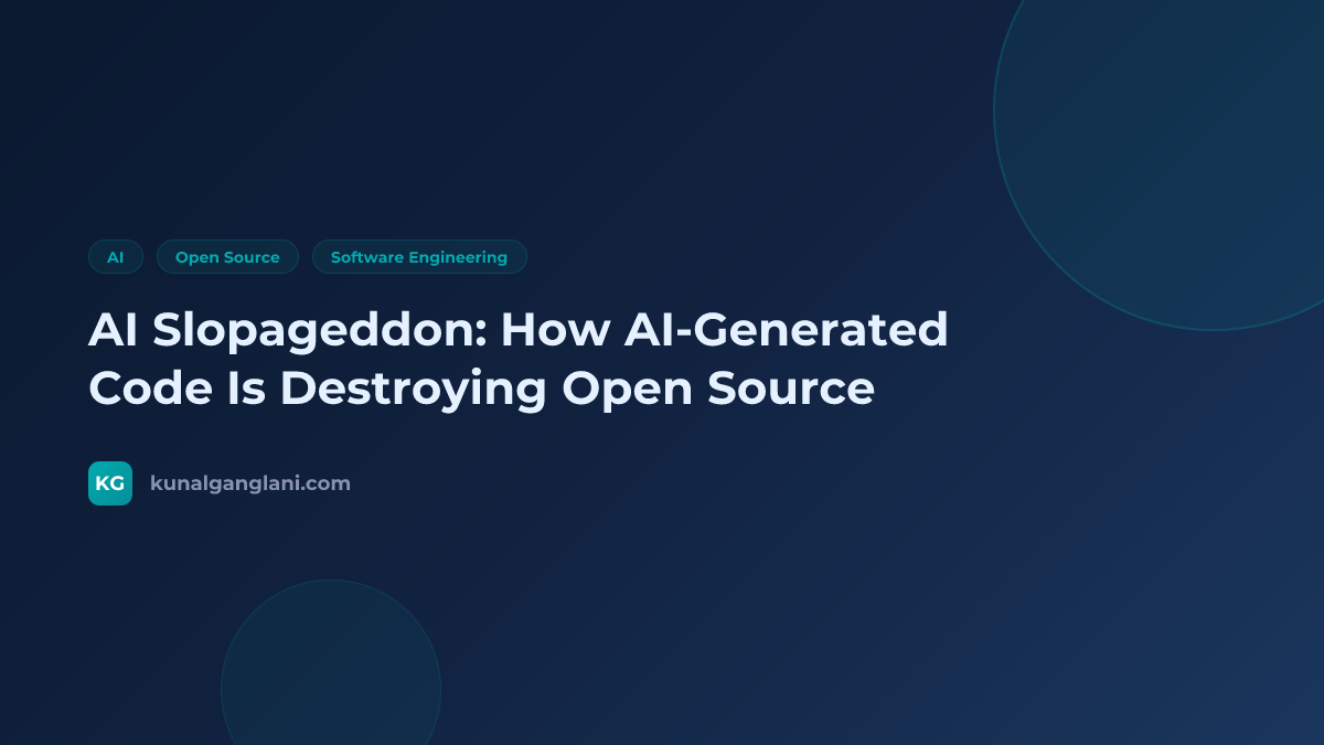 AI Slopageddon: How AI-Generated Code Is Destroying Open Source