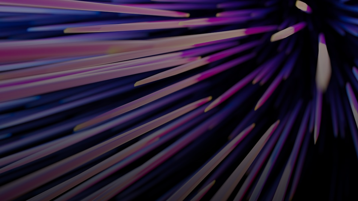 a close up of a purple and white object