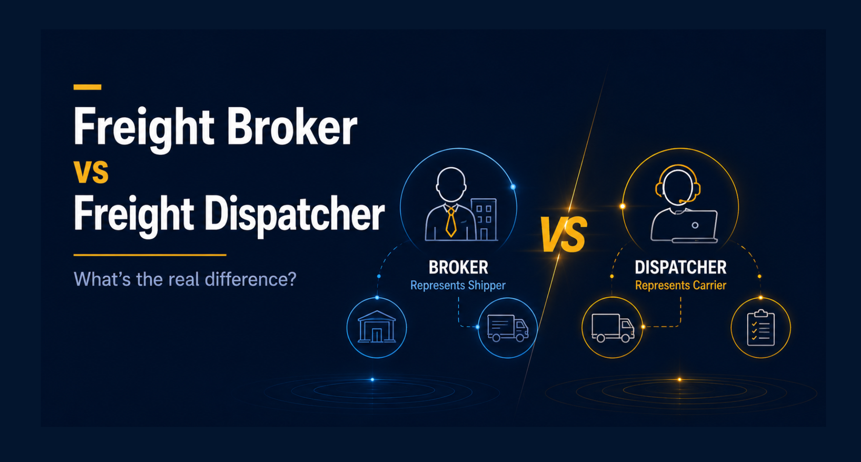 Freight Broker vs Freight Dispatcher