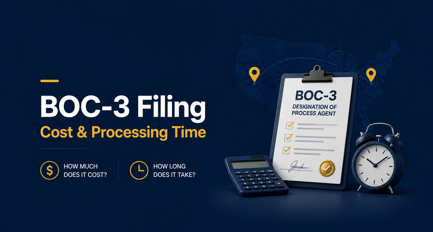 BOC-3 Filing Cost