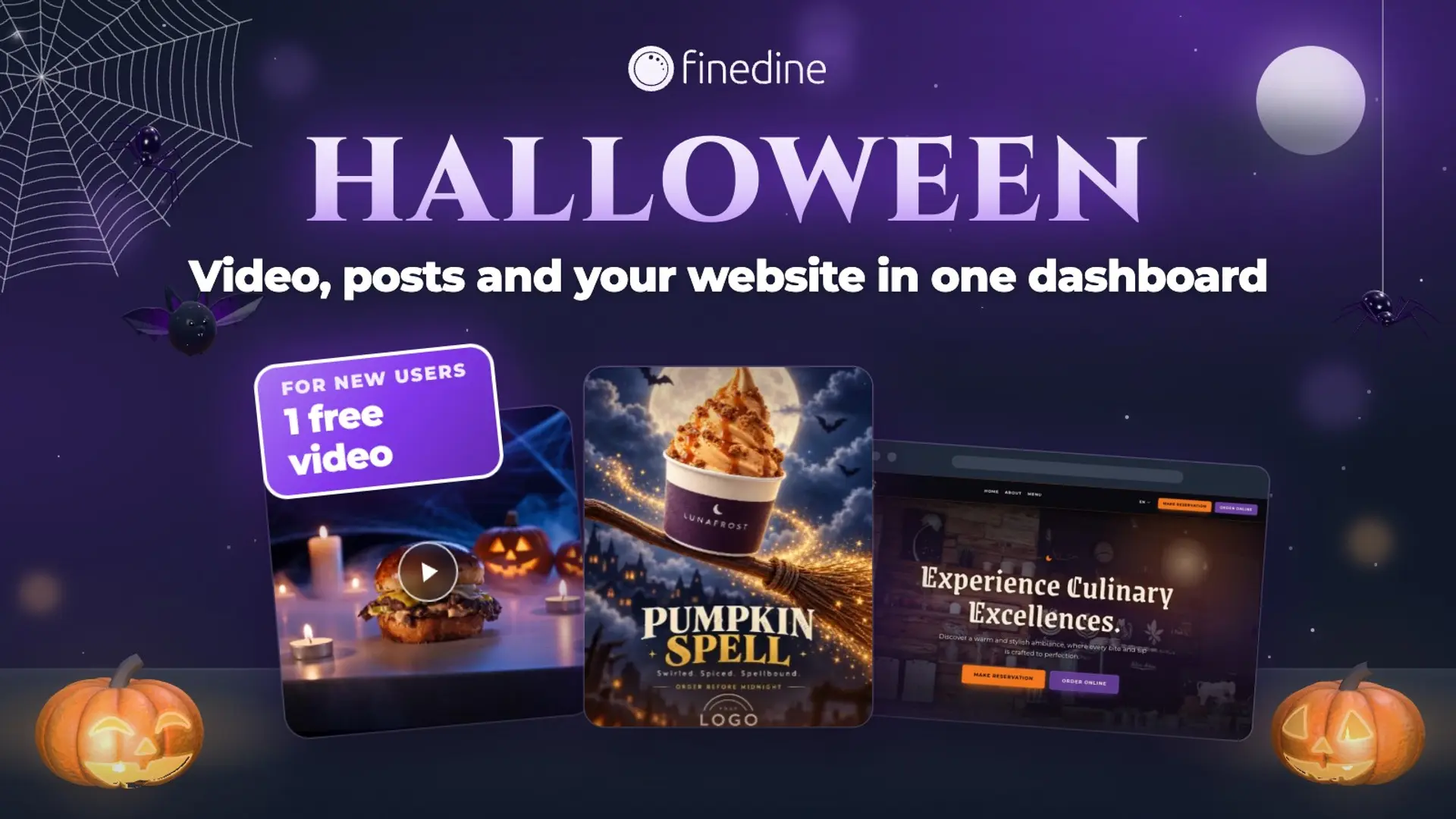 FineDine AI Halloween templates are live