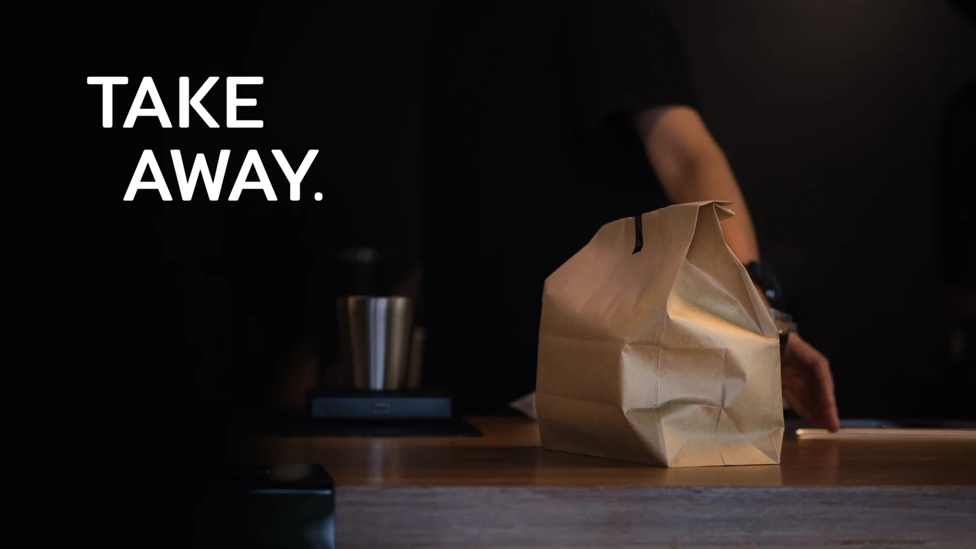 A picture of a take away coffee shop, representing the benefits of ghost kitchens.