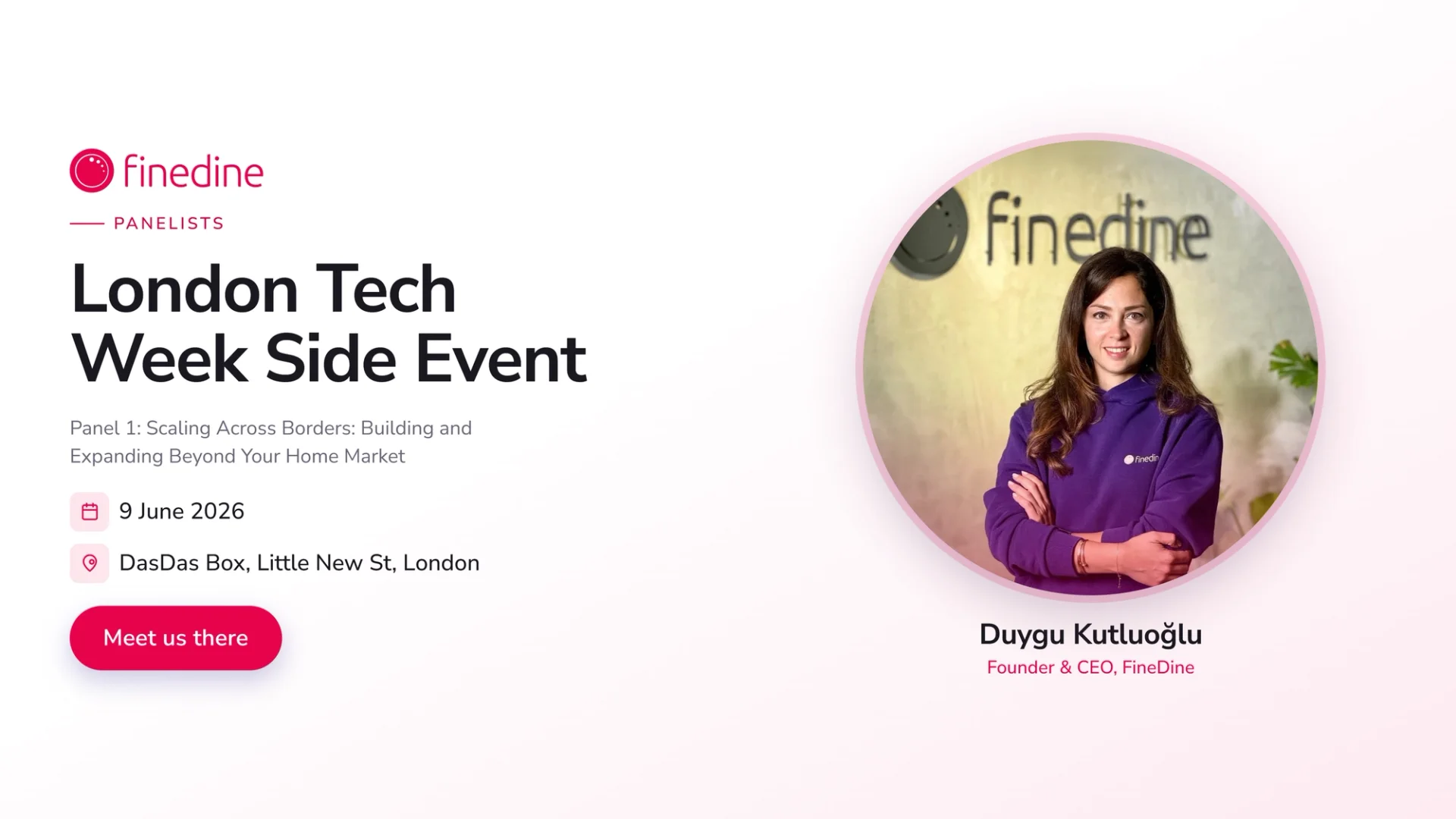 Dünyaya Açılan Girişimler: FineDine London Tech Week’te Sektör Liderleriyle Buluşuyor