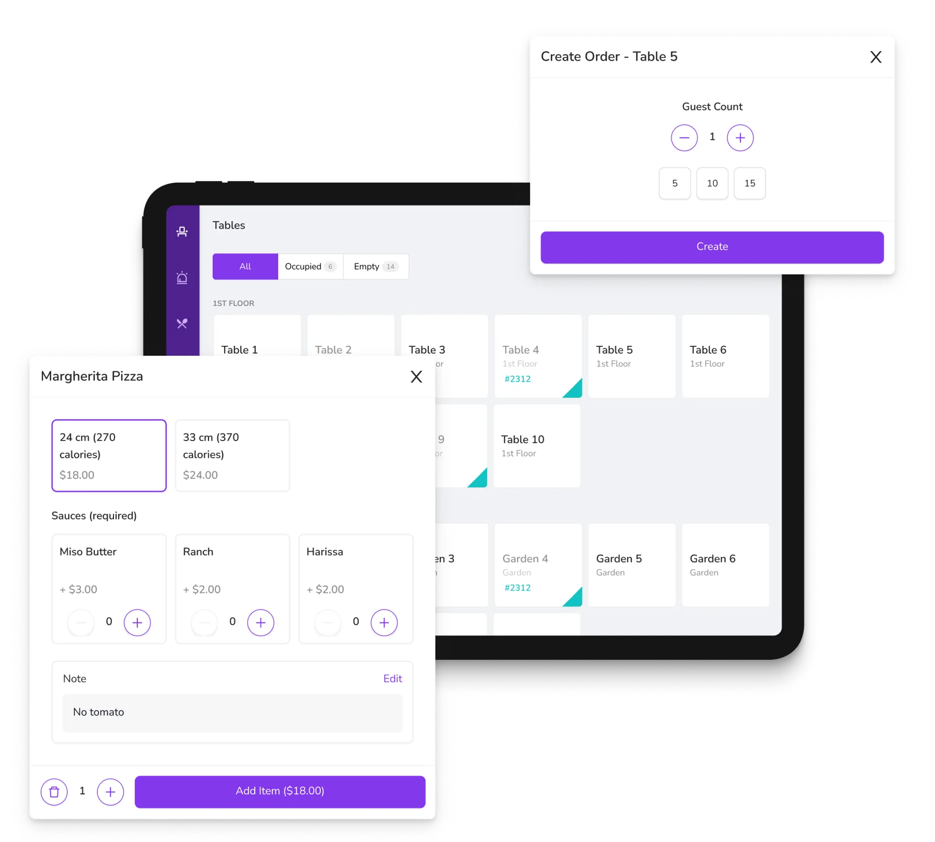 POS Lite user-friendly interface screen.