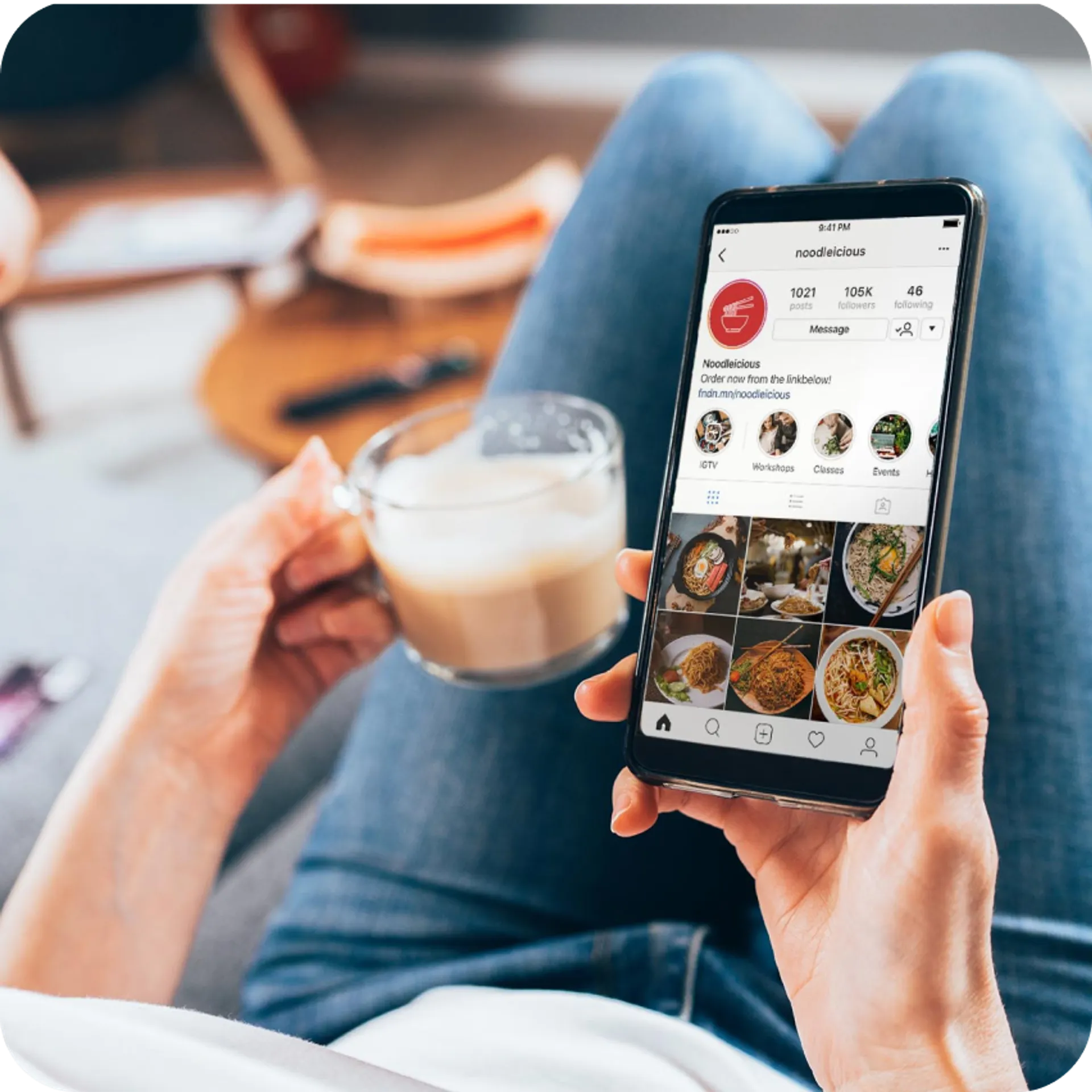 Delivery and Pickup menu screen.