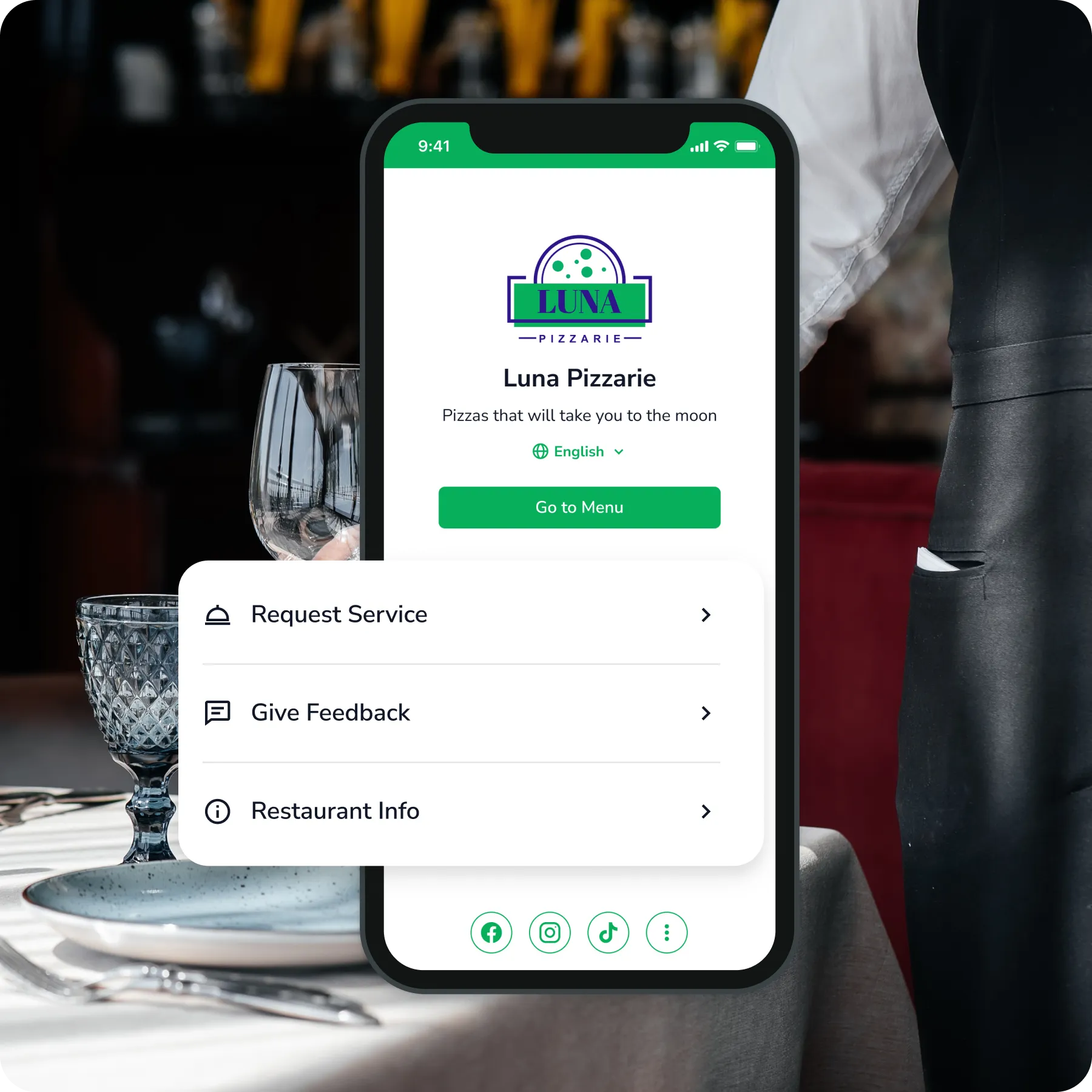 FineDine's table management feature.