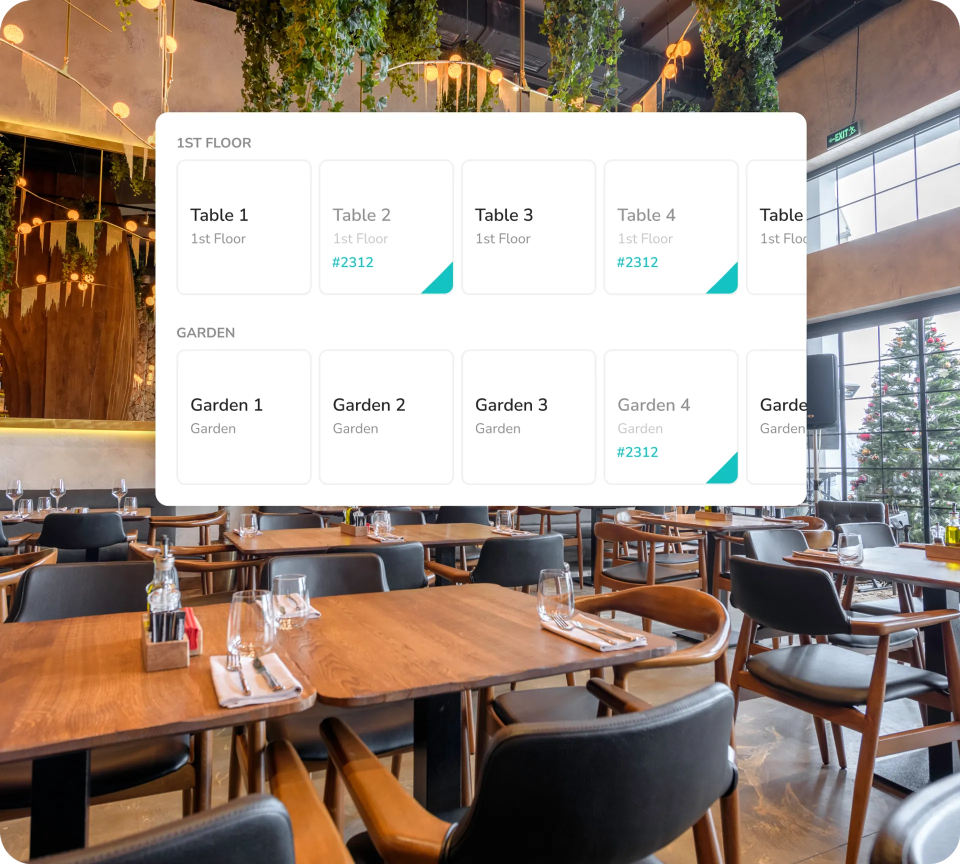 Manage tables effectively with FineDine.