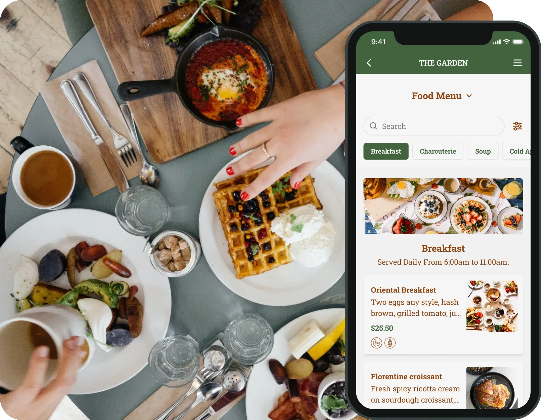 Customize enterprises menus.
