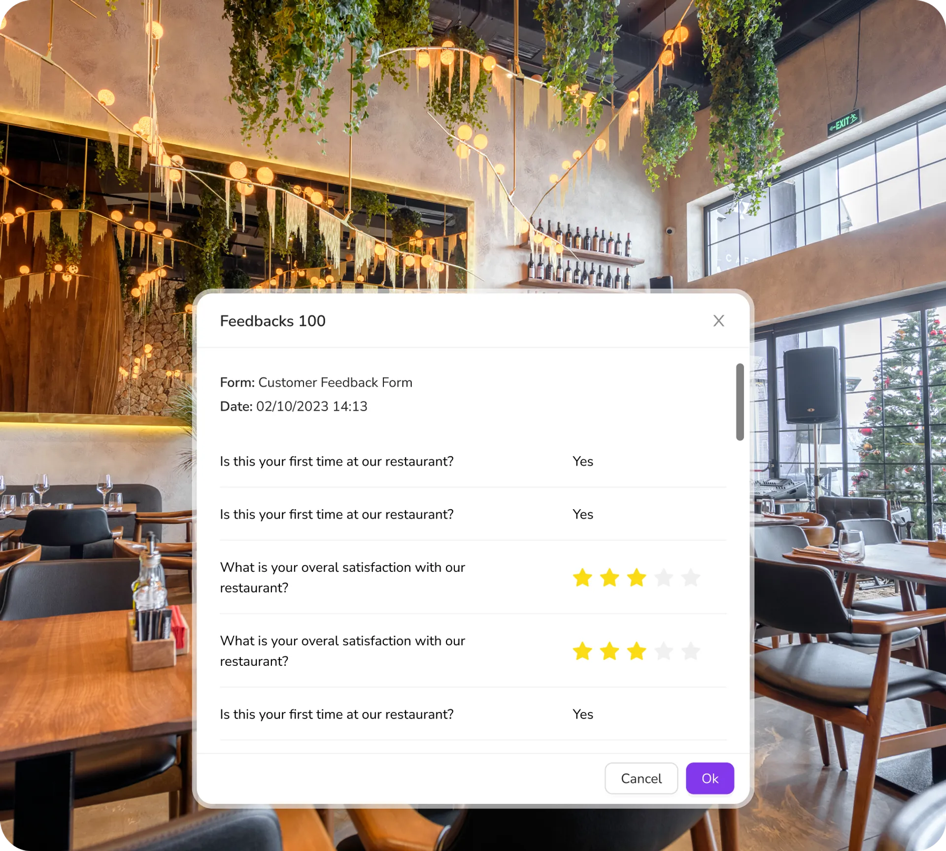 Customer Feedback Questions.