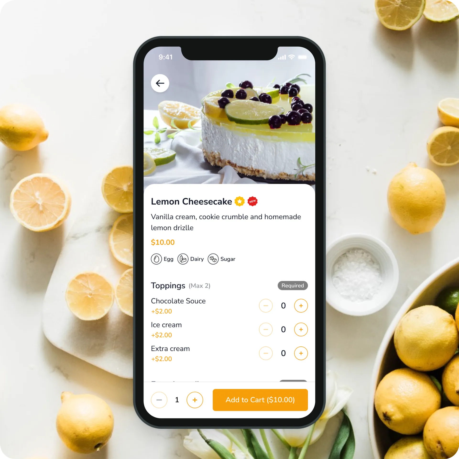 POS Lite menu screen.