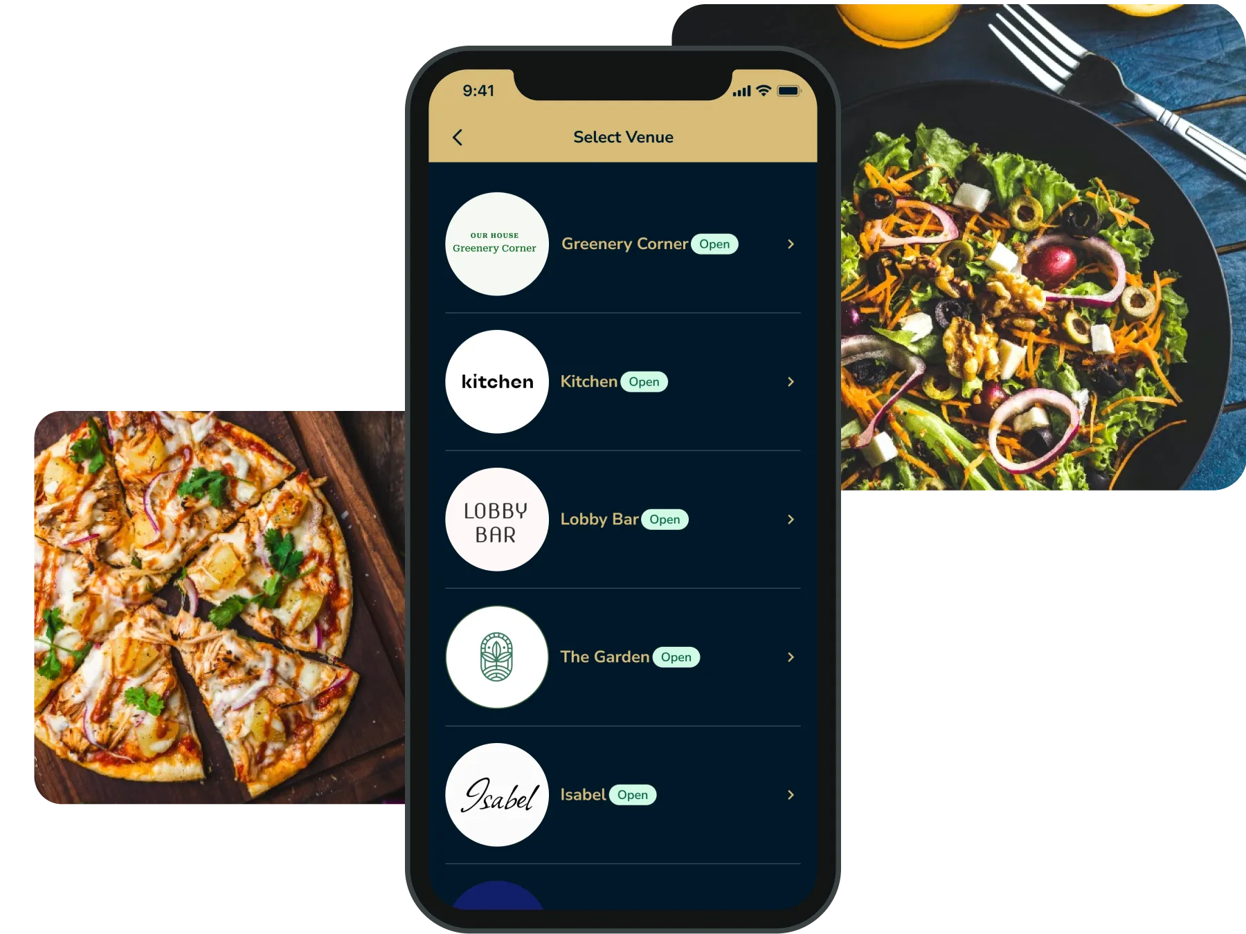 Single platform multiple enterprises screen.