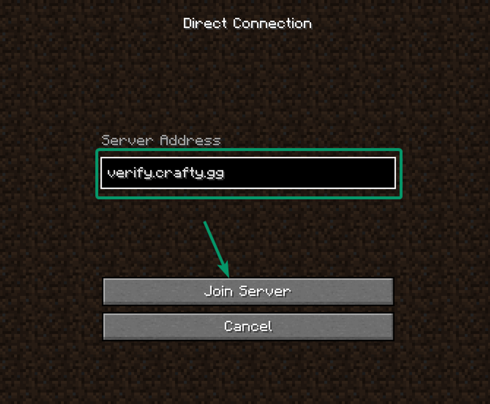 How to connect your Minecraft Java Edition account to crafty.gg