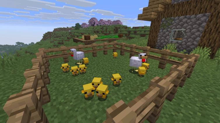 Minecraft Java 26.1 update baby chickens