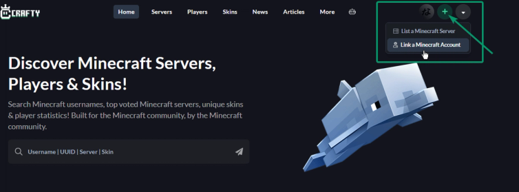 Link a Minecraft Account
