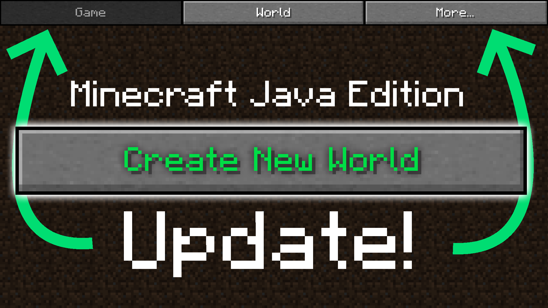 All About Minecraft's Upcoming “Create New World” Changes