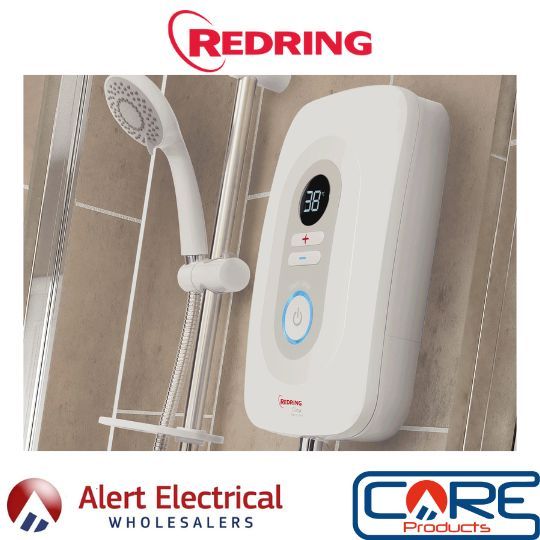 Redring Thermostatic Electric Showers - Alert Electrical - Electrical ...