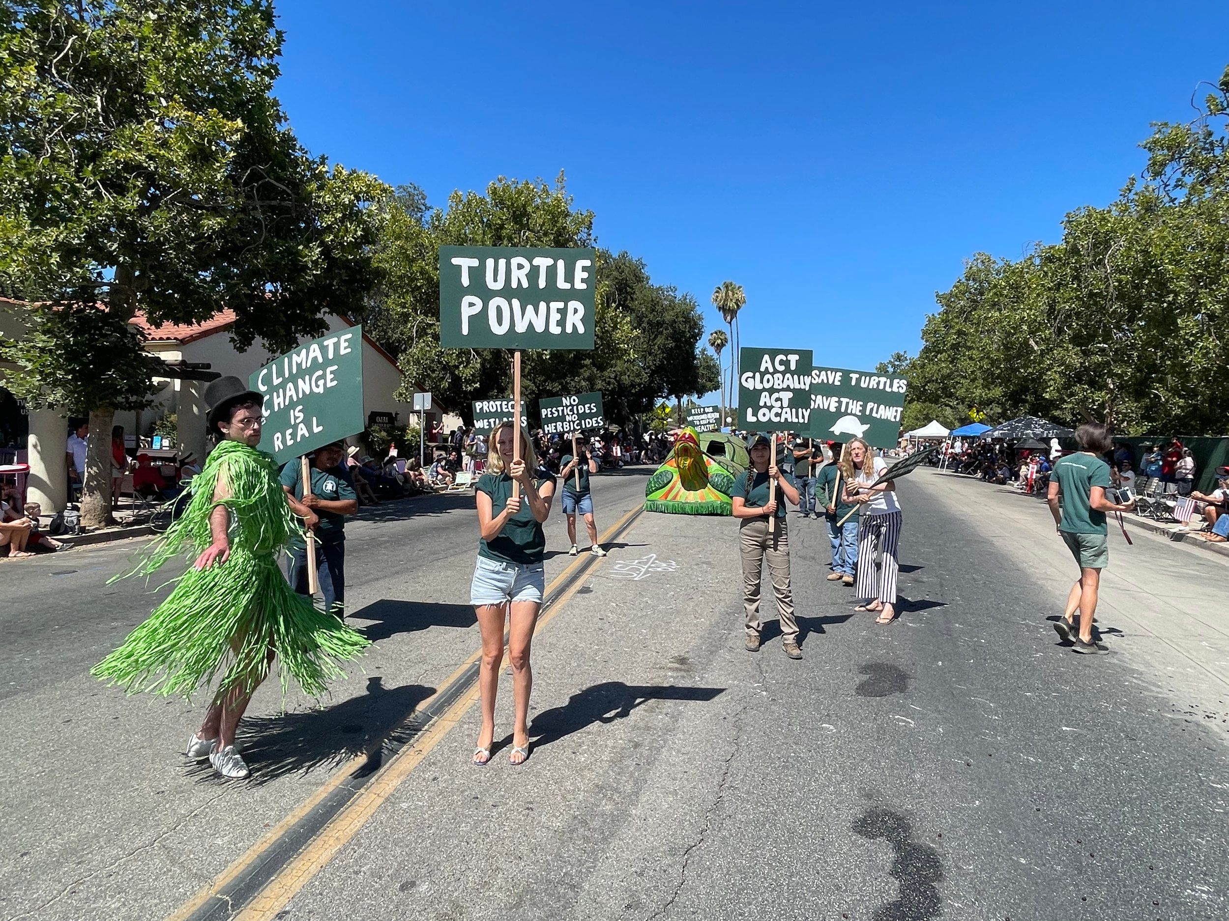 July Fourth Parade Float