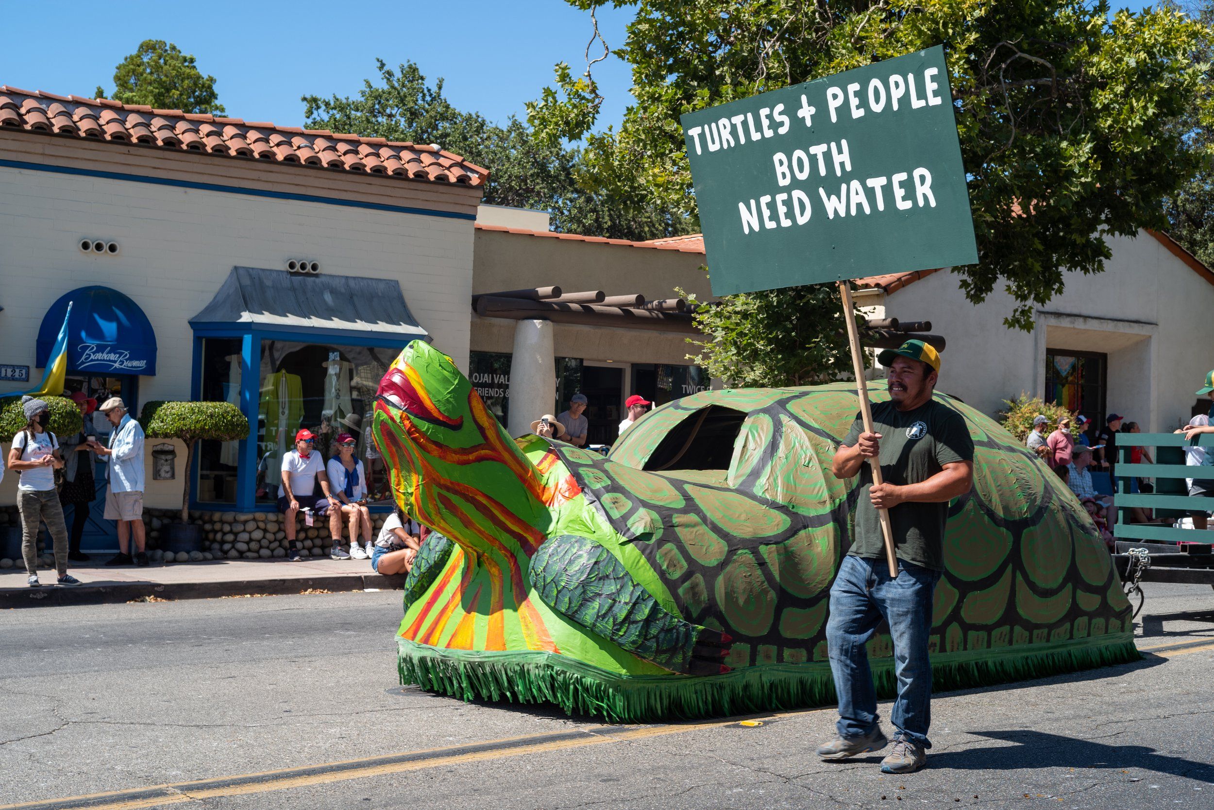 July Fourth Parade Float