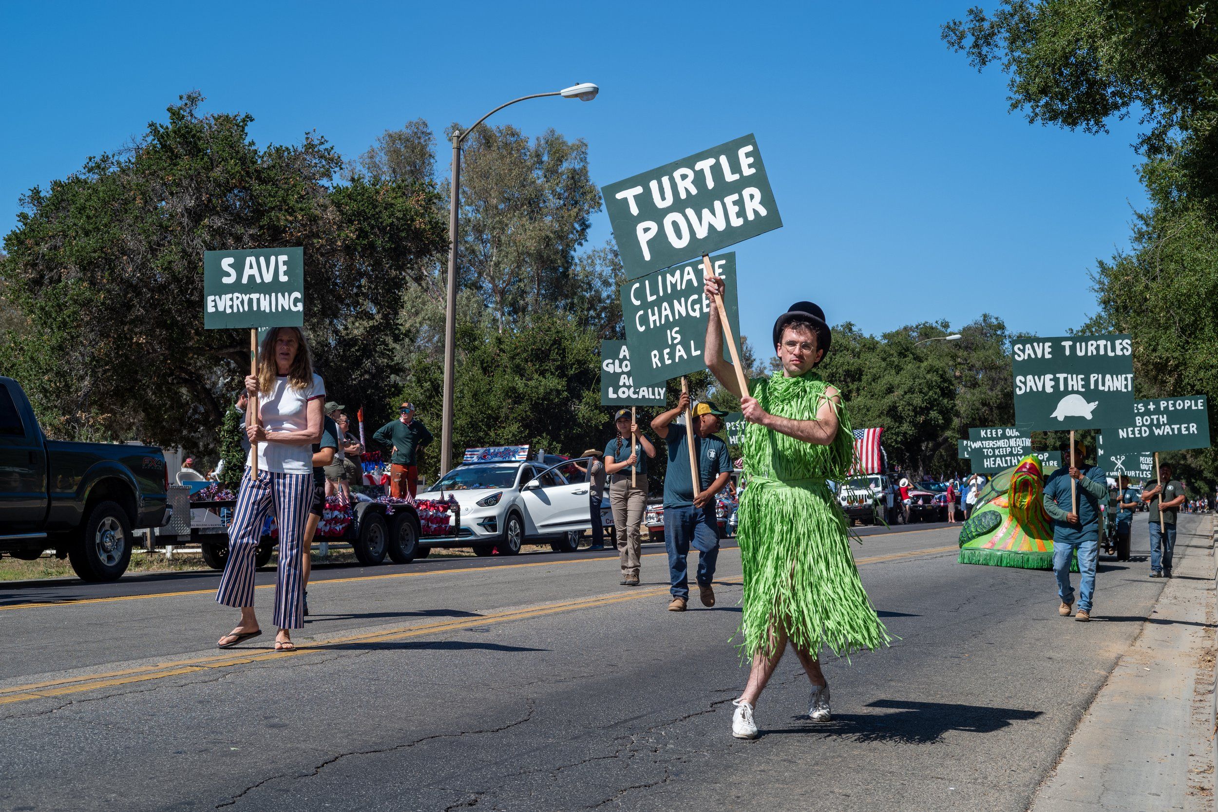 July Fourth Parade Float