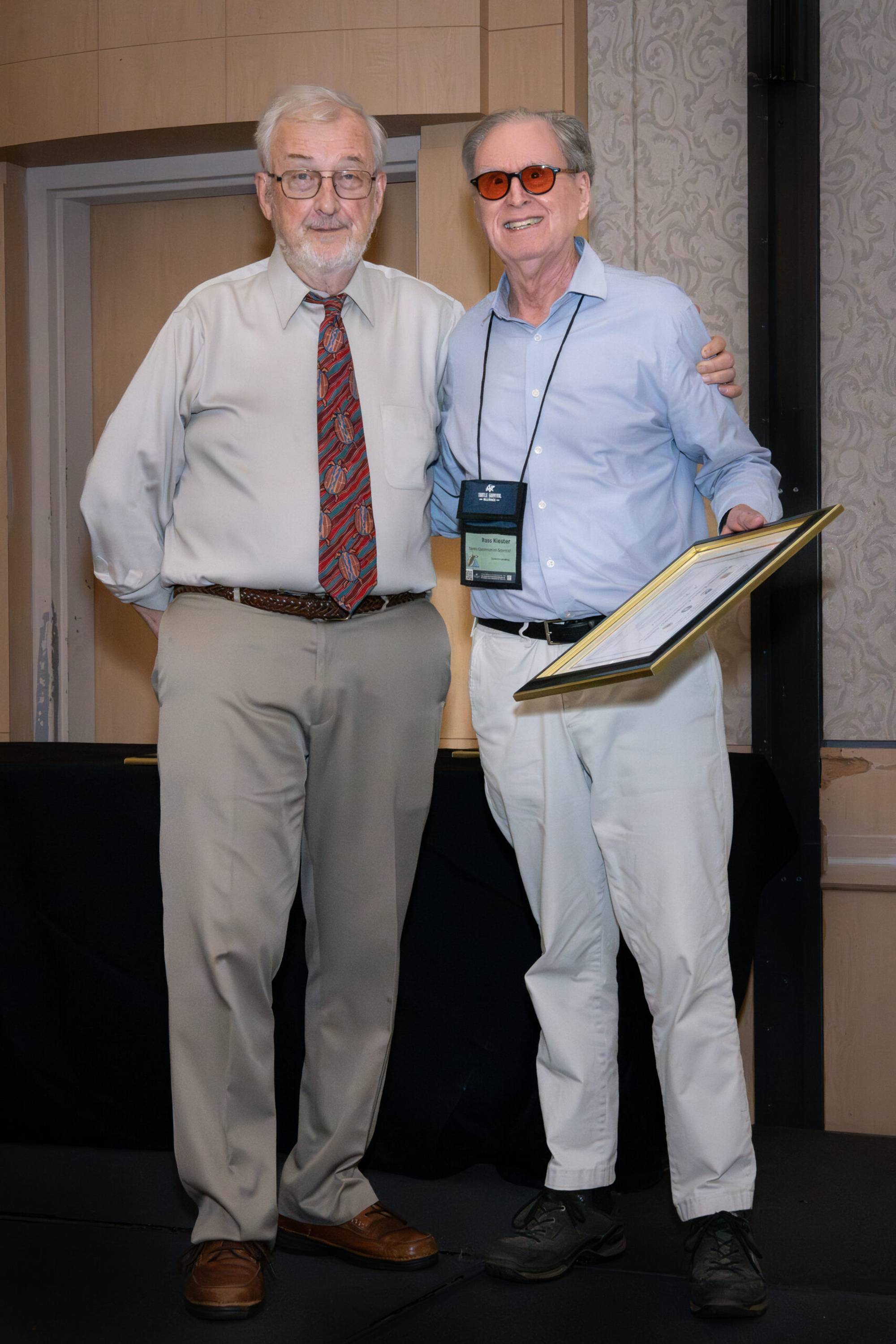 TC Senior Biologist Ross Kiester Receives Pritchard Award for Lifetime Achievement in Turtle Conservation