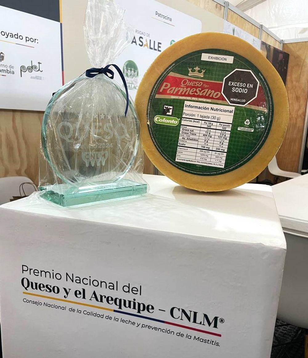 Trofeo Mejor Queso del Año 2024: Queso Parmesano de Colanta