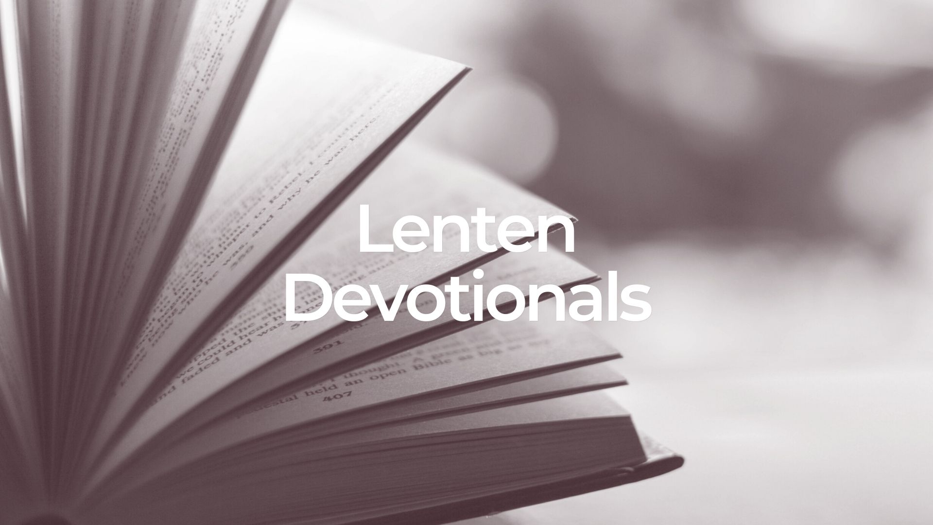 Lenten Devotionals