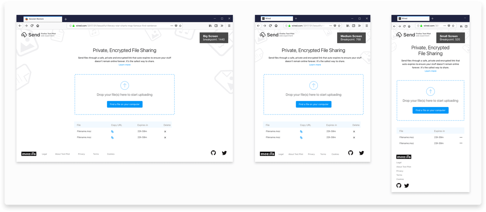 Designing responsive interfaces