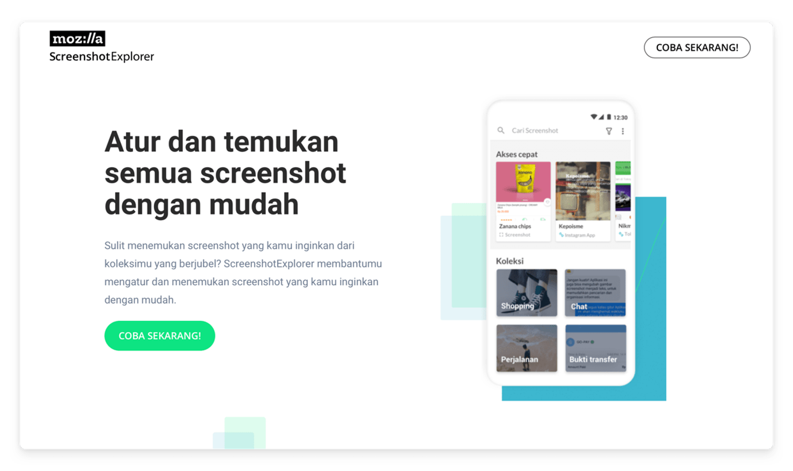 Fake-door landing page testing