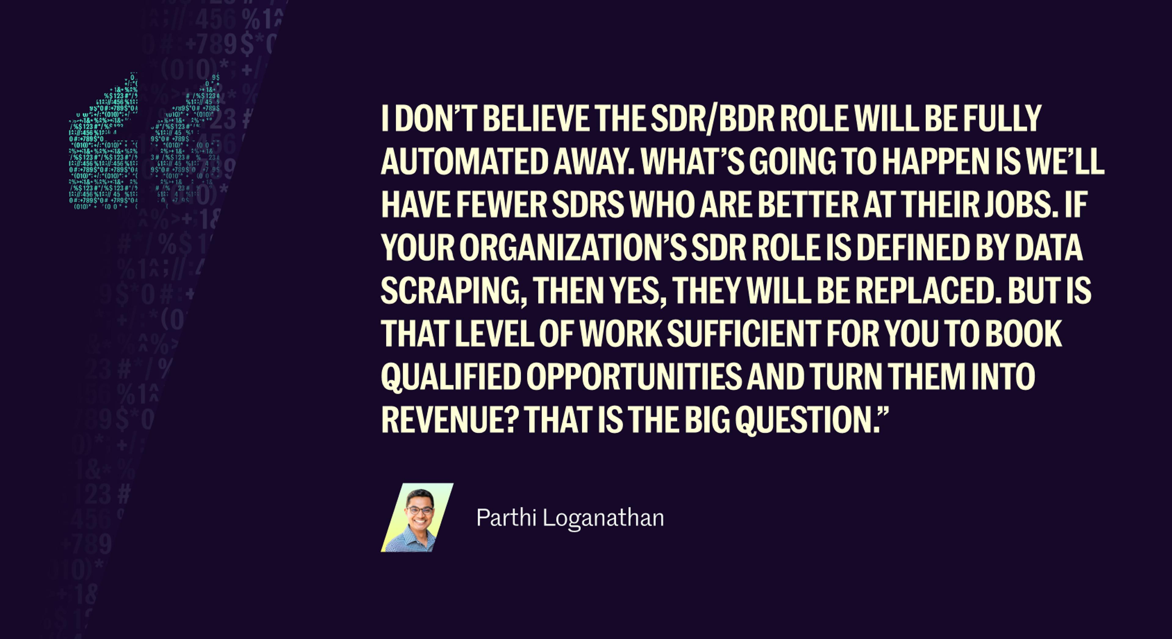 Quote from Letterdrop's founder Parthi Loganathan