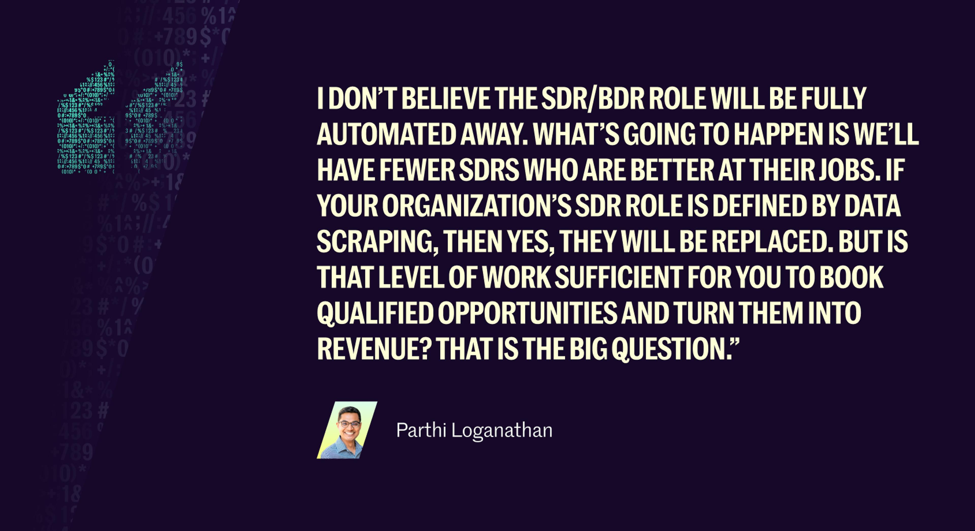 Quote from Letterdrop's founder Parthi Loganathan