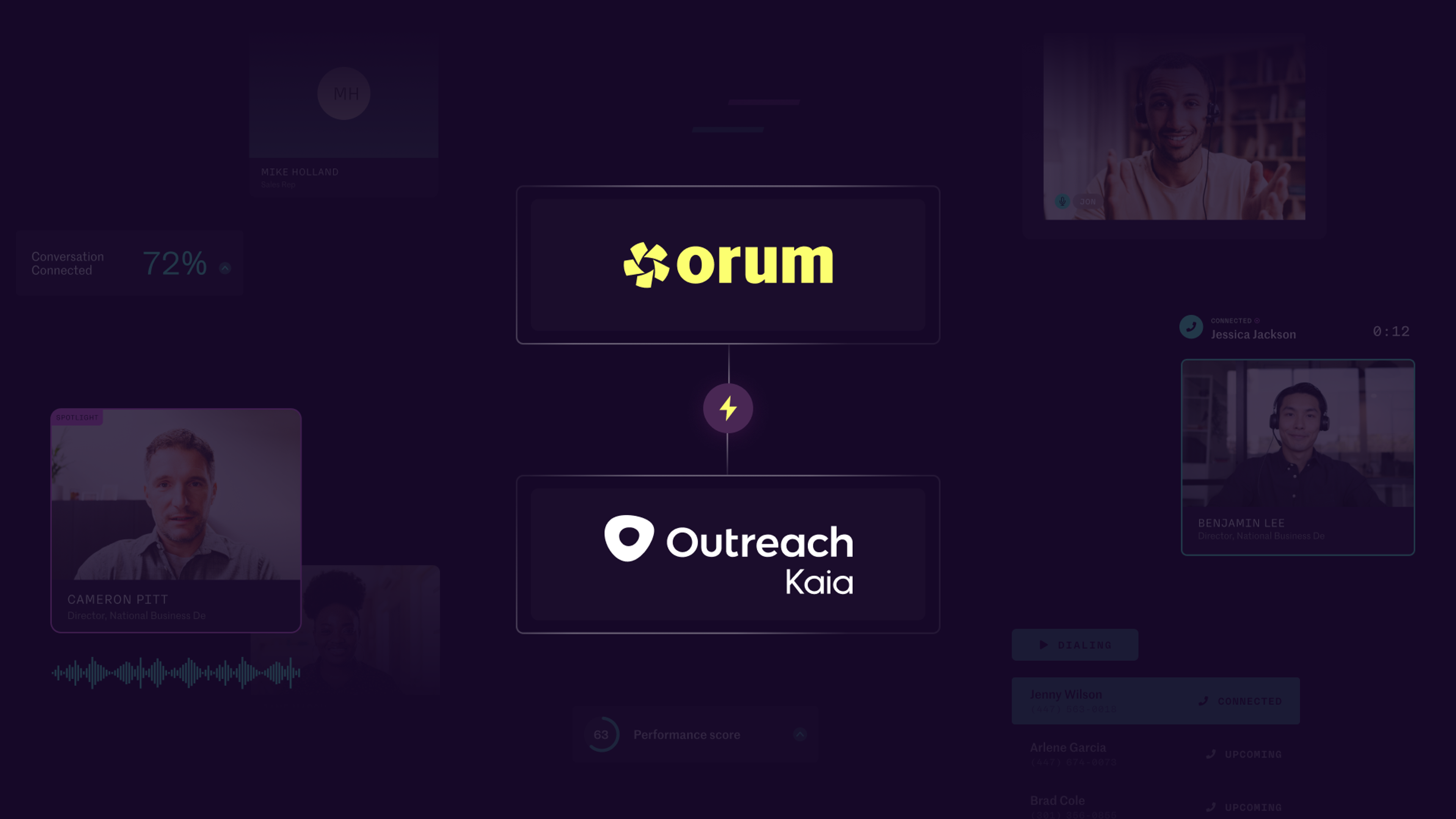 Announcement image for Orum and Outreach Kaia Integration